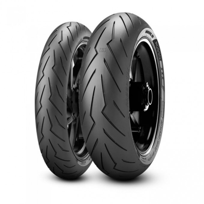 Мотошина 120/70 R17 PIRELLI Diablo Rosso III 58W TL Front (D) ZR CHC6467807